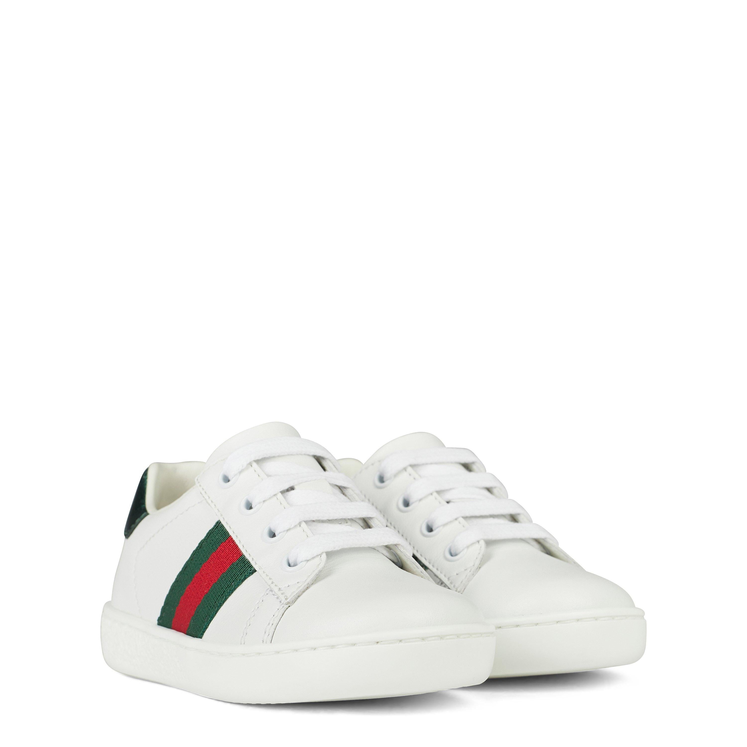 Infants' Web Leather New Ace Lace Up Trainers