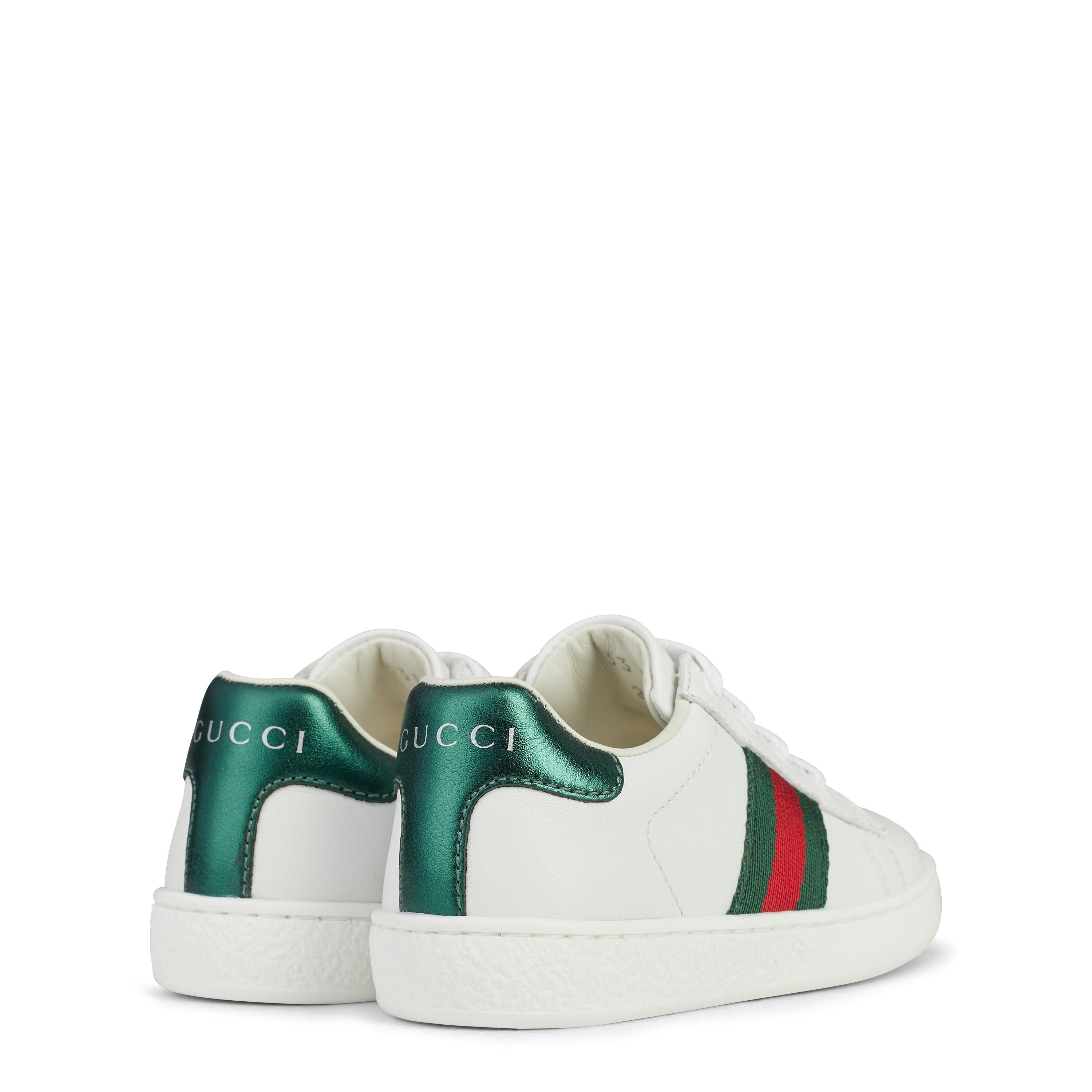 Infants' Web Leather New Ace Lace Up Trainers