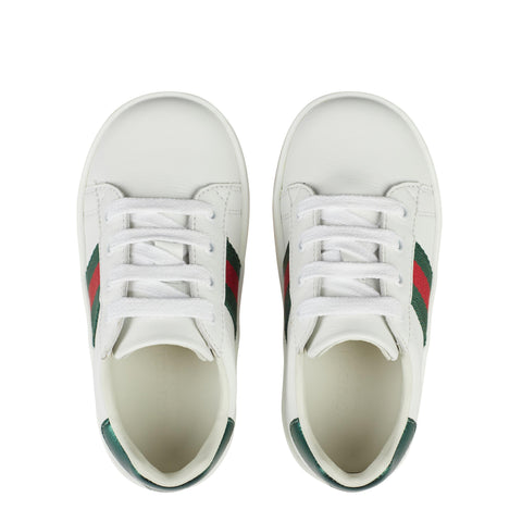 Infants' Web Leather New Ace Lace Up Trainers