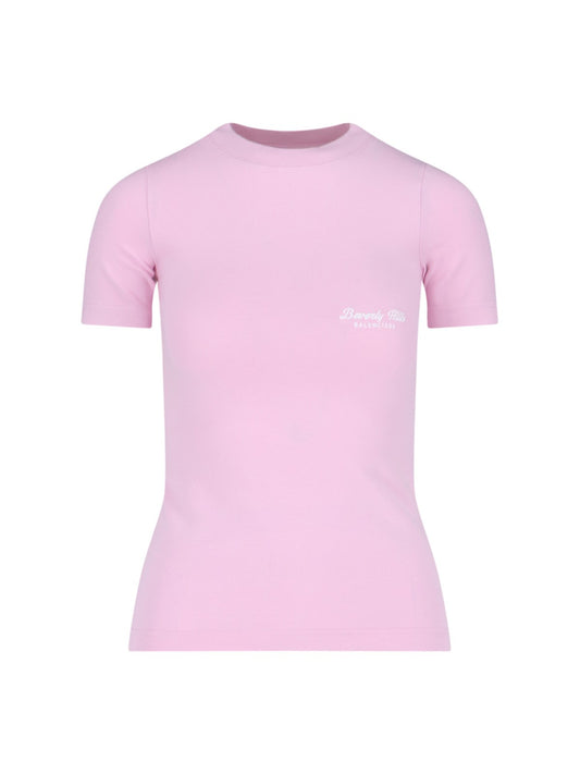 'Beverly Hills' stretch jersey t-shirt