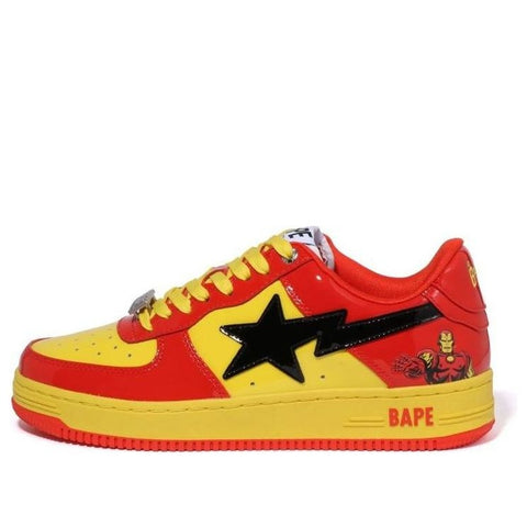 (WMNS) A BATHING APE x Marvel Bape Sta 'Red Yellow Black' 1I73-291-902