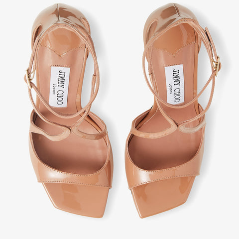 Azia 95 Ballet Pink Patent Leather Sandals