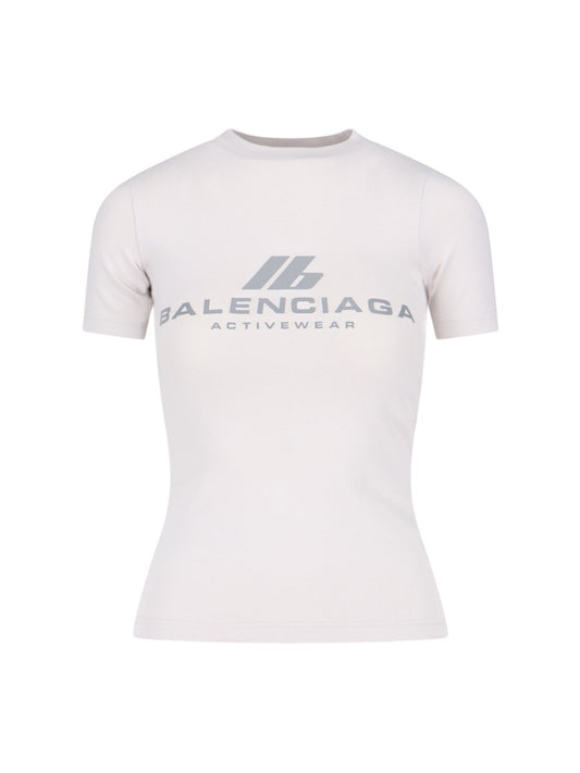 'Activewear' stretch jersey t-shirt