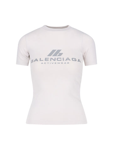 'Activewear' stretch jersey t-shirt