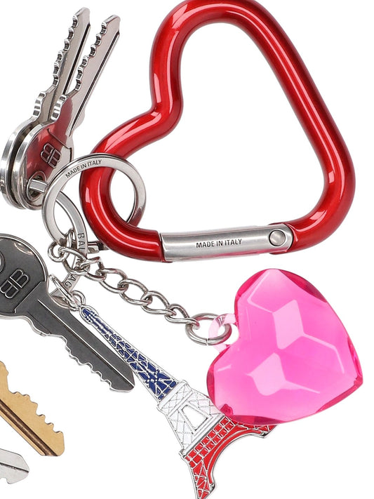 Logo charm keyring