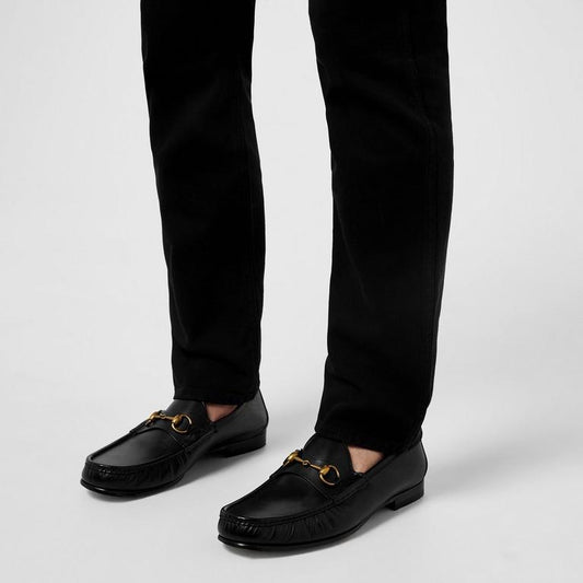 Men's Horsebit Leather Roos Loafers