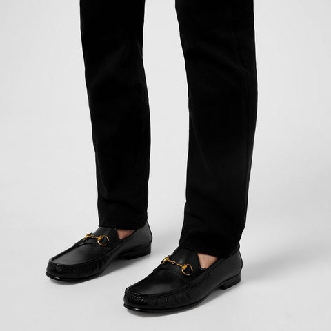 Men's Horsebit Leather Roos Loafers