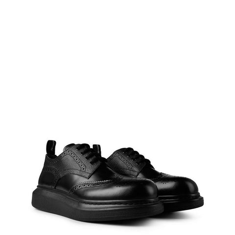 Logo Print Derby Shoes
