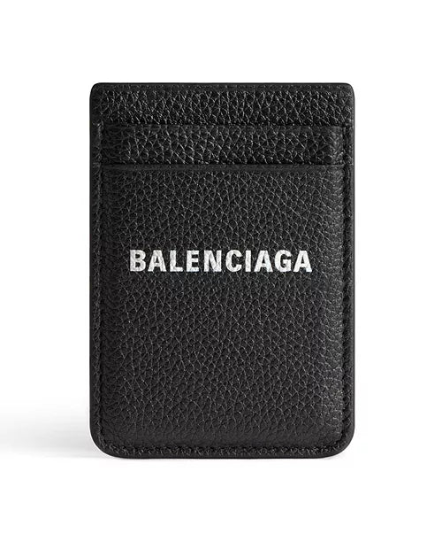 Balenciaga Cash Magnet Card Holder Metallized