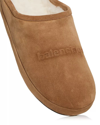 Balenciaga Men's Alaska Faux Shearling Slippers