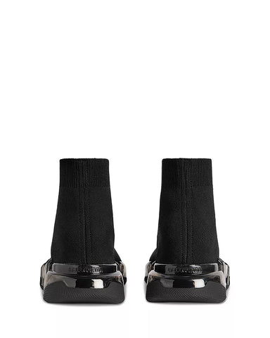 Balenciaga Men's Speed 2.0 Full Clear Sole Knit Sneakers
