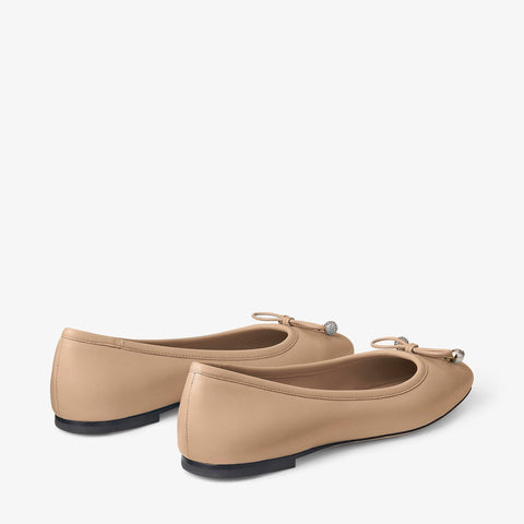 Elme Flat Biscuit Nappa Leather Flats
