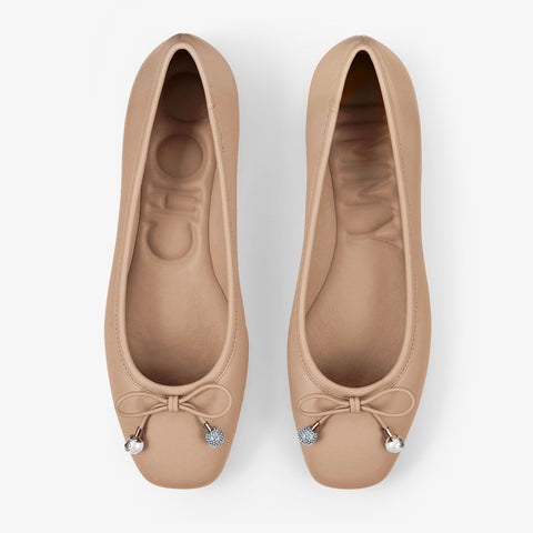 Elme Flat Biscuit Nappa Leather Flats