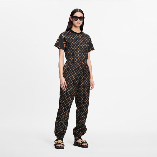 Graphic Monogram Nylon Jogging Pants