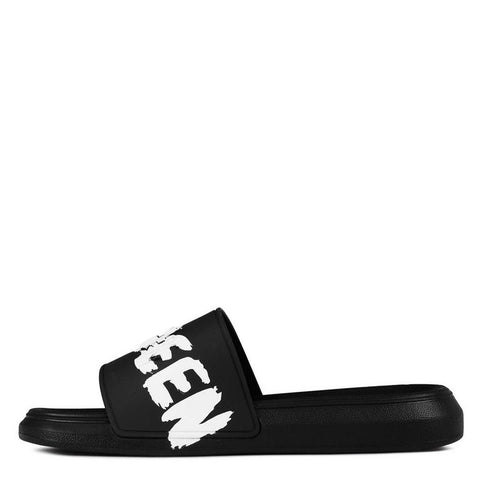 Alexander McQueen Graffiti Sliders