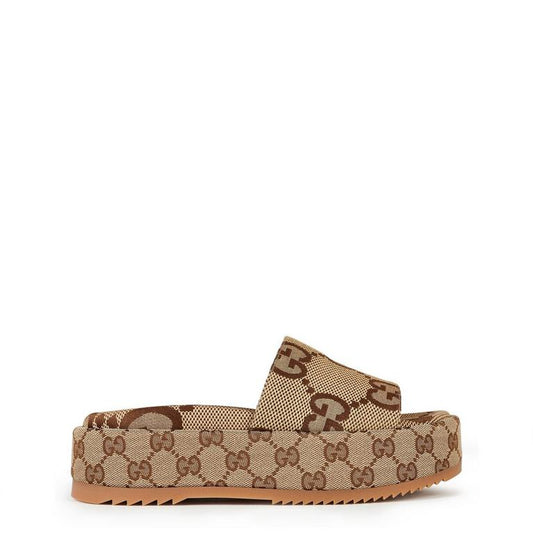 Platform Slide Sandals