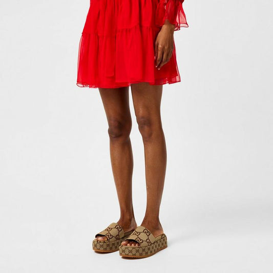 Platform Slide Sandals