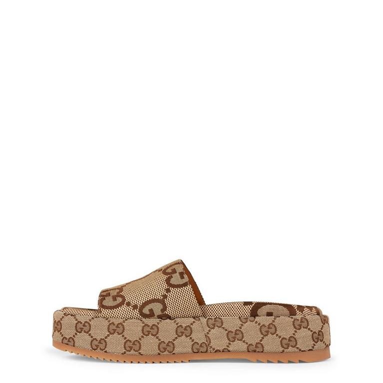 Platform Slide Sandals