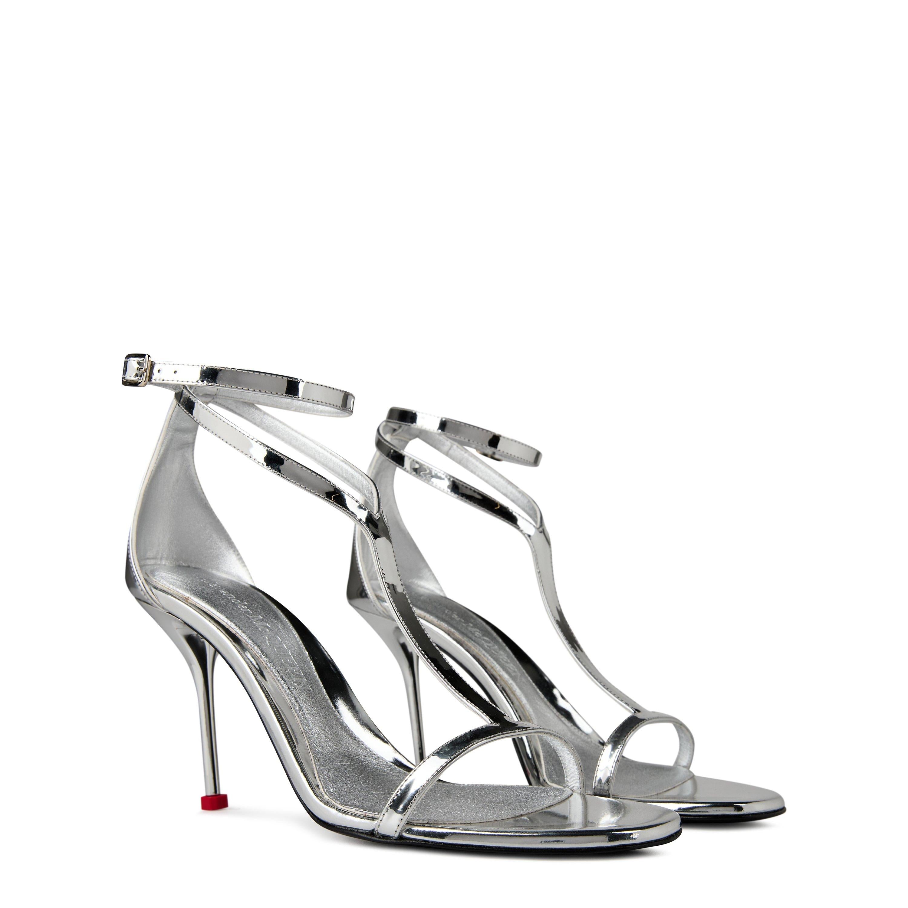 Alexander McQueen Harness Sandal Stiletto Heels