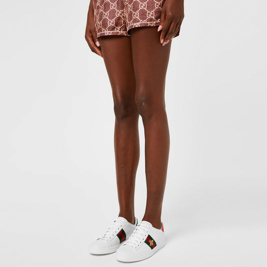 Women's Ace Bee Leather Low-Top Trainers