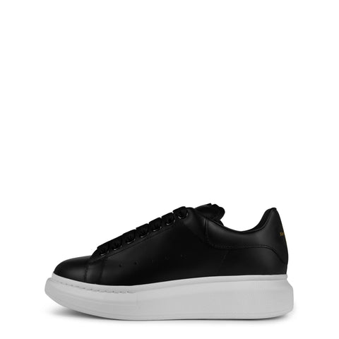 Women's Logo Print Leather Oversized Trainers