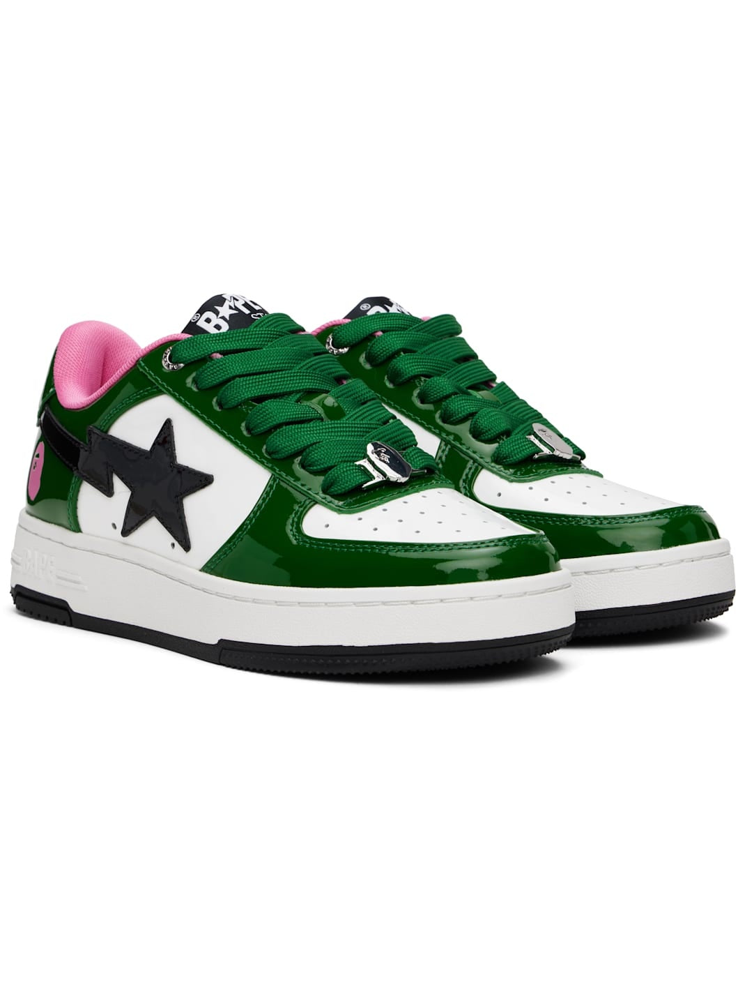 Green & White STA #1 Sneakers
