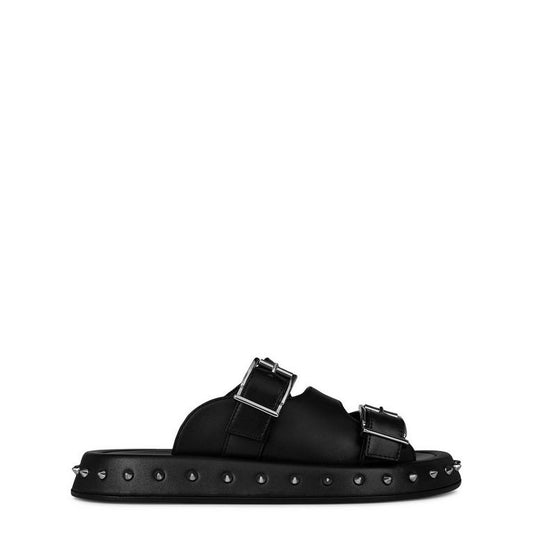 Buckle Leather Sandals