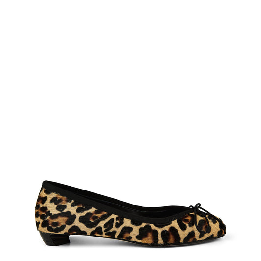 Leopard Armadillo Ballerinas