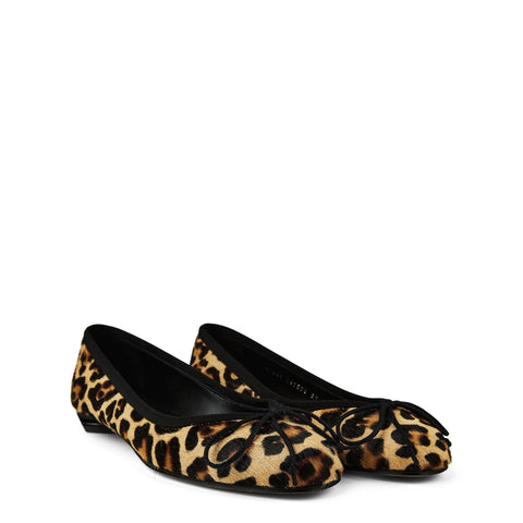 Leopard Armadillo Ballerinas