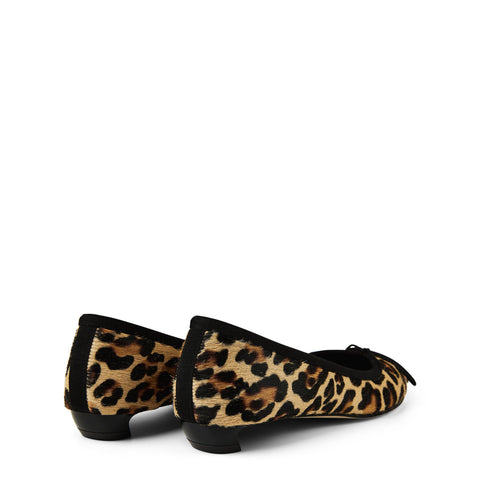 Leopard Armadillo Ballerinas