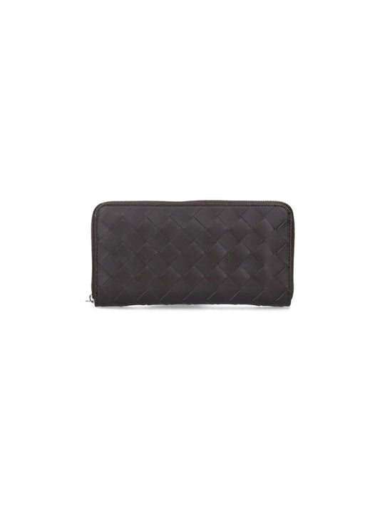 'Intrecciato' zip wallet