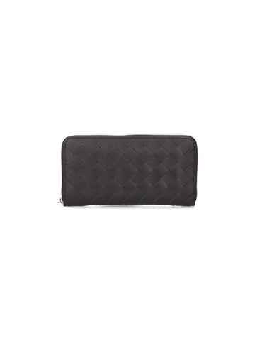'Intrecciato' zip wallet