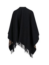 "FF" reversible poncho