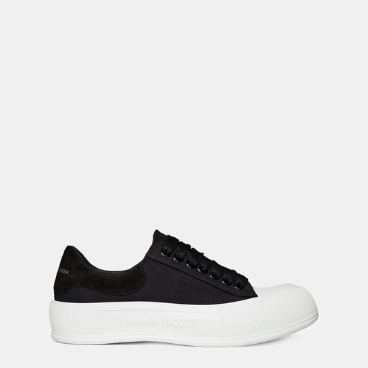 Alexander McQueen Deck Lace Up Plimsoll Trainers