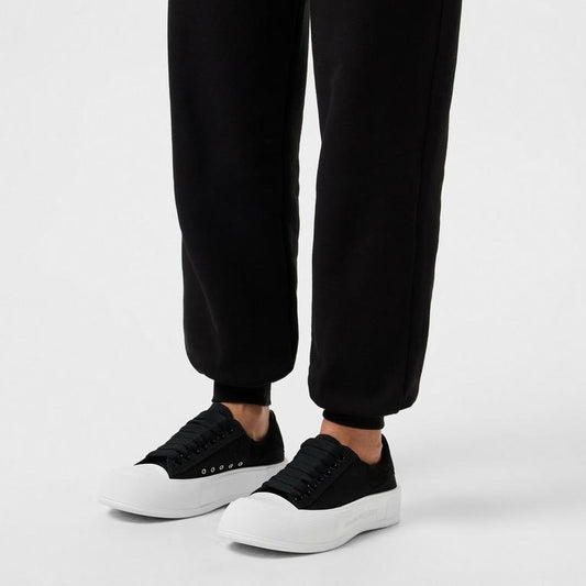 Deck Lace Up Plimsoll Trainers
