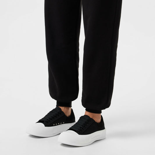 Alexander McQueen Deck Lace Up Plimsoll Trainers
