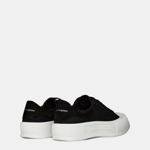 Deck Lace Up Plimsoll Trainers