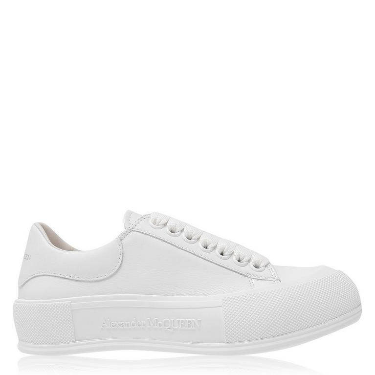 Alexander McQueen Leather Plimsole Sneakers