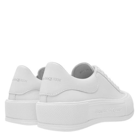 Alexander McQueen Leather Plimsole Sneakers