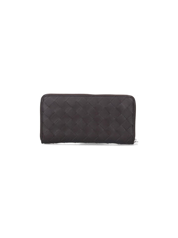 'Intrecciato' zip wallet