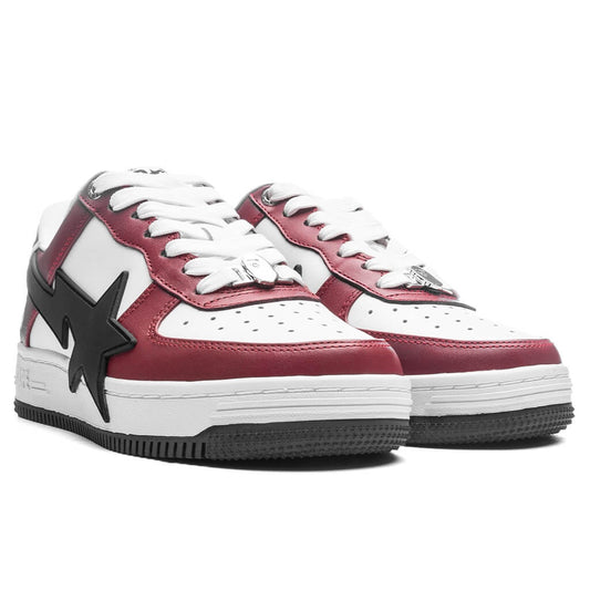 WOMEN'S BAPE STA OS #2 - BURGUNDY/BLACK