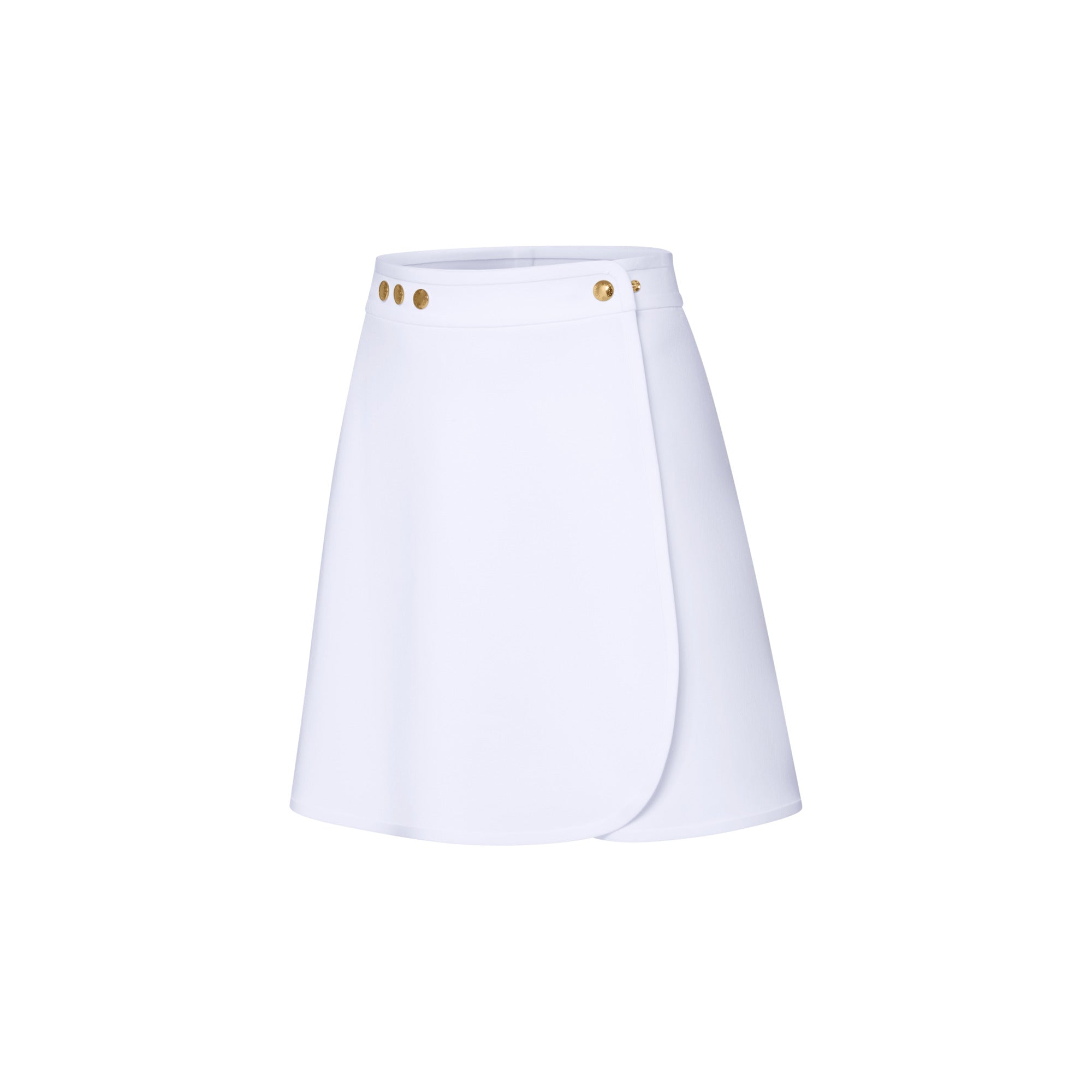 Technical Jersey Mini Wrap Skirt - 1