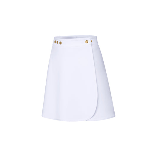 Technical Jersey Mini Wrap Skirt - 1