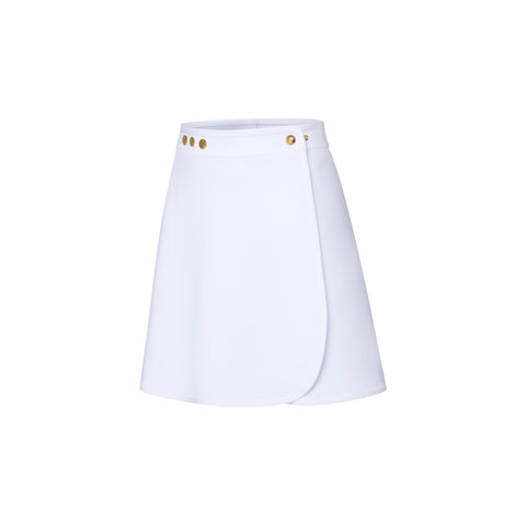 Technical Jersey Mini Wrap Skirt - 1