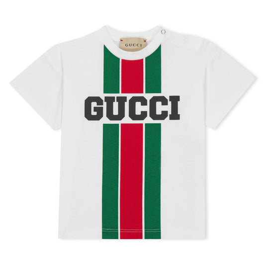 Logo Cotton Print T-Shirt Babies