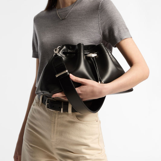 Cinch M Black Calf Leather Bag