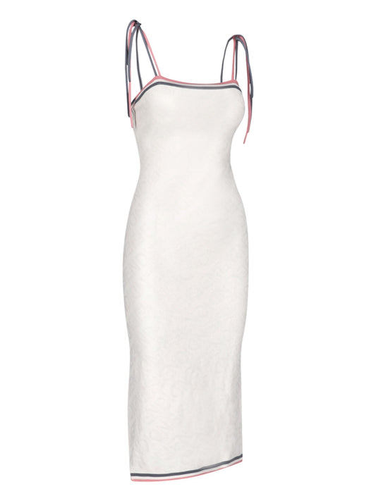 Logo midi dress