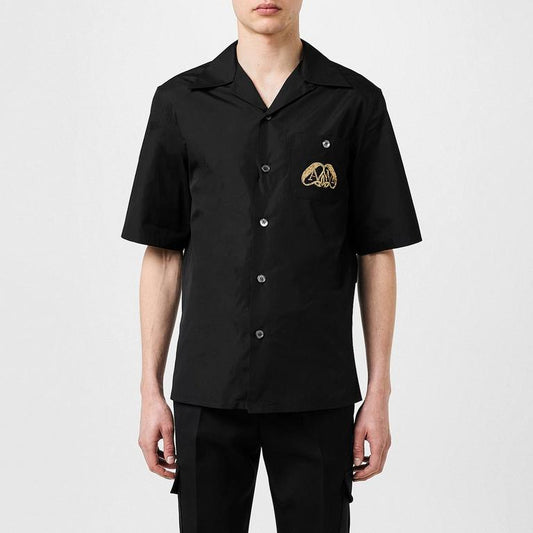 Alexander McQueen Seal Logo Bowling Shirt