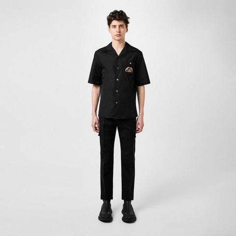 Alexander McQueen Seal Logo Bowling Shirt