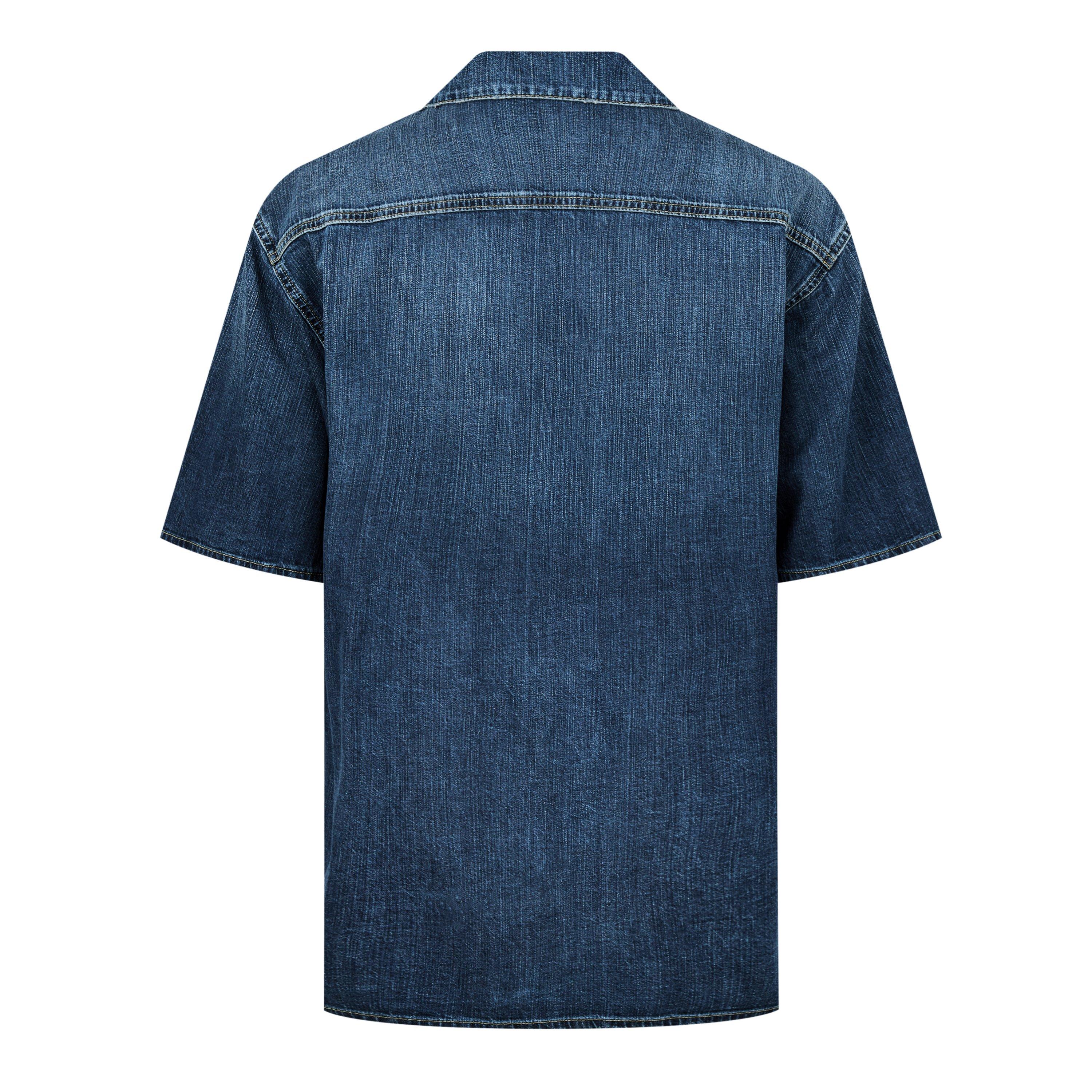 Alexander McQueen Denim Bowling Shirt